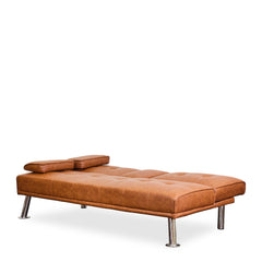 Faux Leather Futon - What&