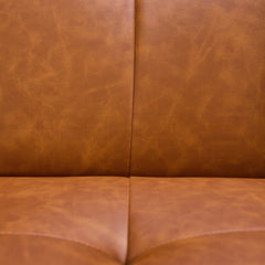 Faux Leather Futon - What&