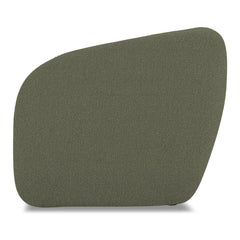 Finn 3-Seater Sofa in Pasha Army fabric - side profile - mid-century modern sofa - Whats New Furniture Portland OR