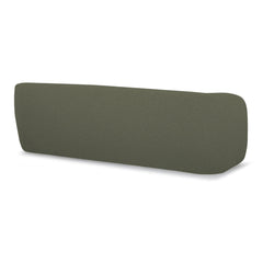 Finn 3-Seater Sofa in Pasha Army fabric - back view - mid-century modern sofa - Whats New Furniture Portland OR