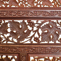 Indian hand carved privacy screen - What&