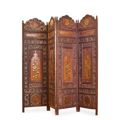 Indian hand carved privacy screen - What&
