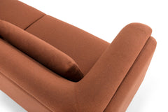 Ladd 3-Seater Sofa in Cute Burnt Umber fabric detail view - sofa by What&