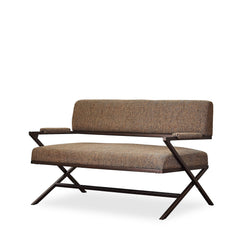 Metal MCM Loveseat Bench - Whats New Furniture - Portland, Oregon