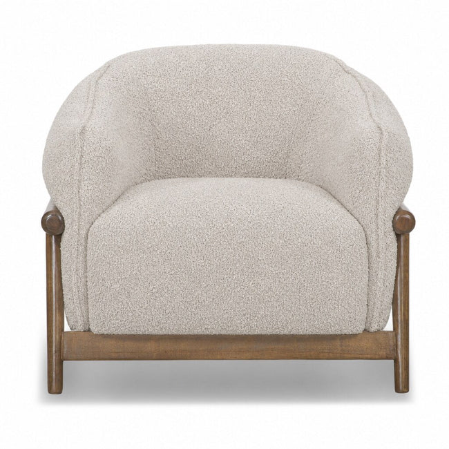 Pittock Barrel Chair in Shitake Beige - studio - What's New Furniture - Whats New Furniture Portland OR