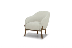Cia Chair in Vista Linen angle view - accent chair by What&