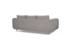 Fairhaven 3-Seater Sofa in Dine Latte greige — back view — What&