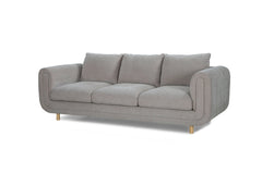 Fairhaven 3-Seater Sofa in Dine Latte greige — front three-quarter angle — What&