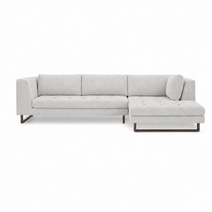 The Hawthorne Sectional in Altro Kit RHF front view - chaise sectional by What&