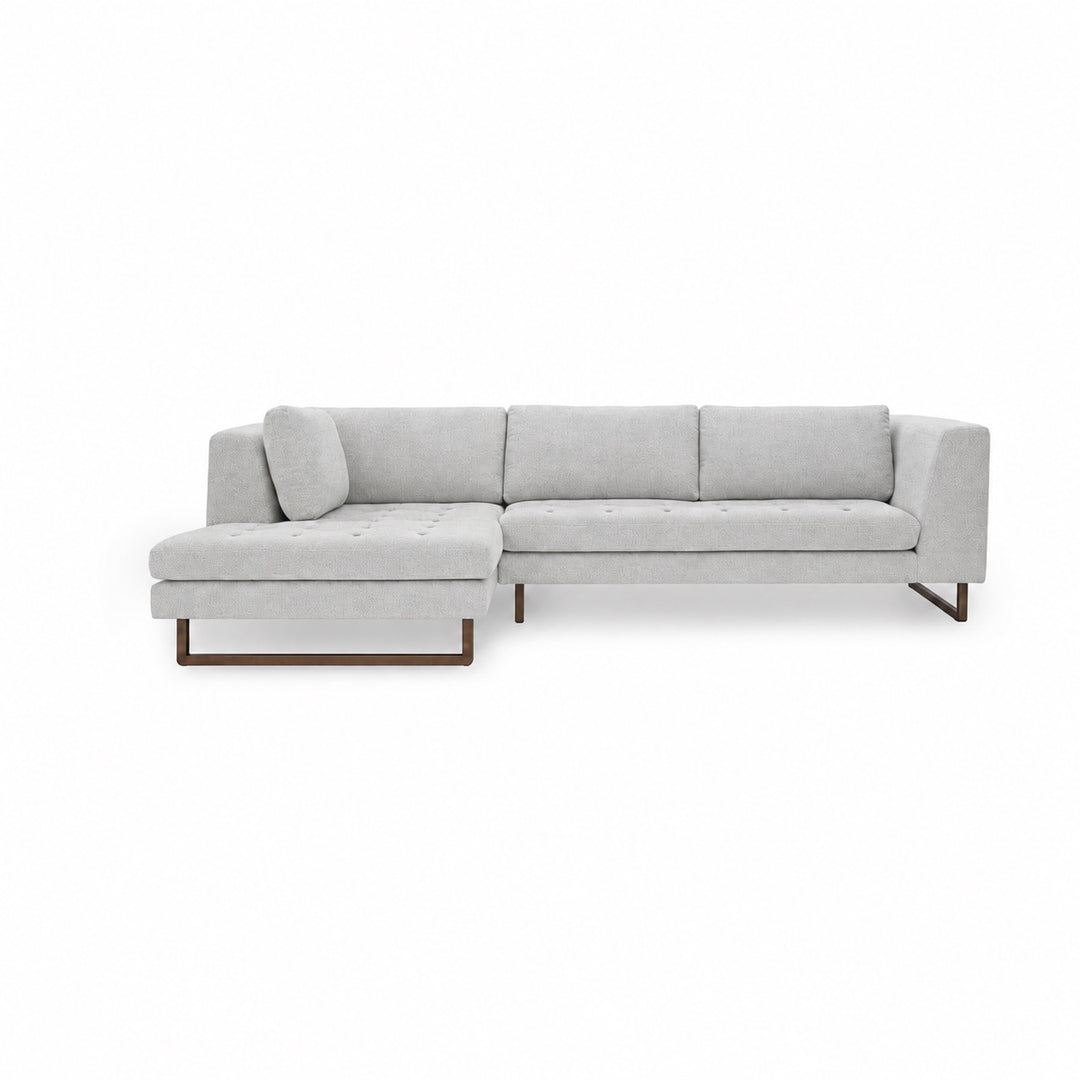 The Hawthorne Sectional in Altro Kit LHF front view - chaise sectional by What&