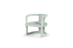 Knowles Accent Chair in moss green — front three-quarter angle — What&