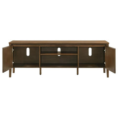 Thori 63-inch 2-door TV Stand Media Console Dark Brown Price - What&