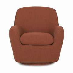 Tillamook Swivel Accent Chair in Cute Burnt Umber - studio - What&