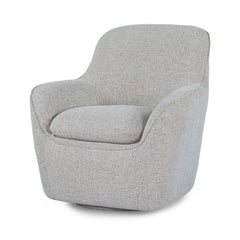 Tillamook Swivel Accent Chair in Milan Linen - studio angle - What&