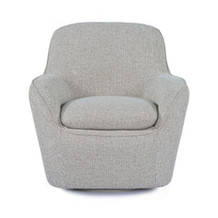 Tillamook Swivel Accent Chair in Milan Linen - studio front - What&