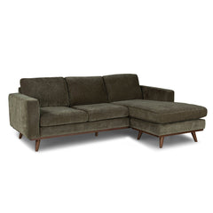 Glenwood Reversible Sectional - back view - mid-century modern sectionals - Whats New Furniture Portland OR