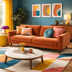 Glenwood Sofa - side angle - mid-century modern sofas - Whats New Furniture Portland OR