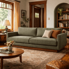 Highland Sofa - detail - mid-century modern sofas - Whats New Furniture Portland OR