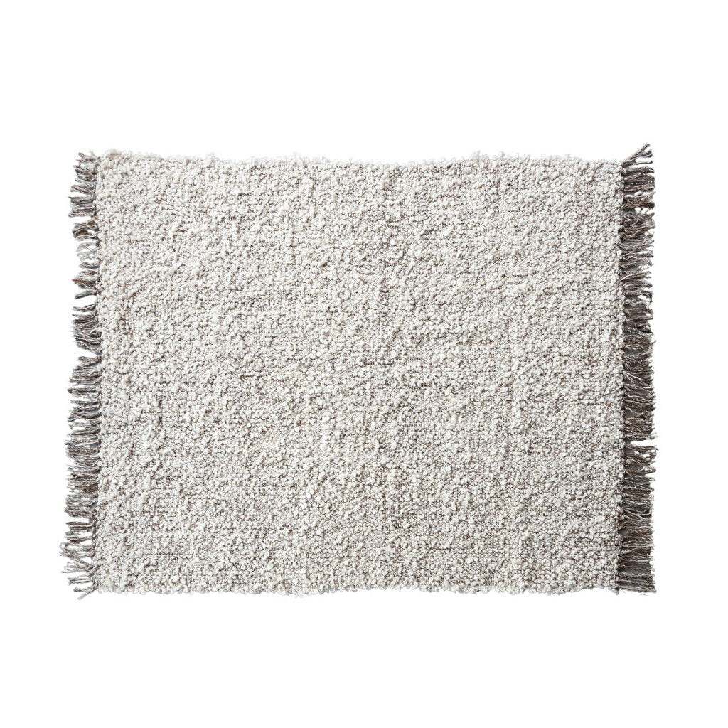 New Zealand Wool Blend Throw w/Fringe - Whats New Furniture - Portland, Oregon