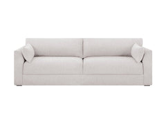 Rochester Sofa in Belfast Cream - mid-century chenille sofa private label - Whats New Furniture Portland OR