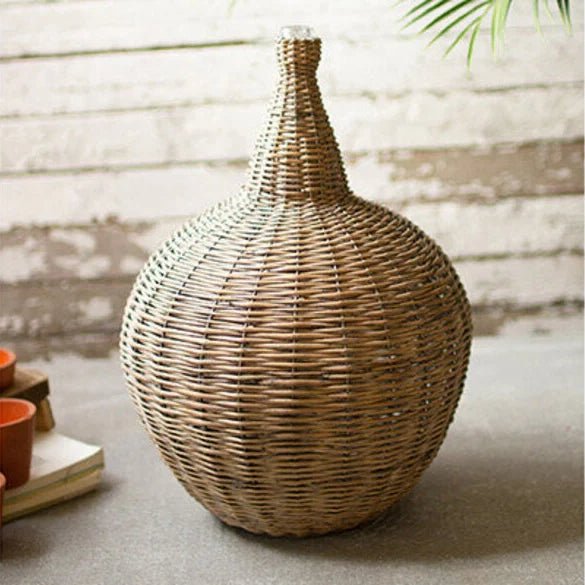 Round Wicker Vessel - Whats New Furniture - Portland, Oregon