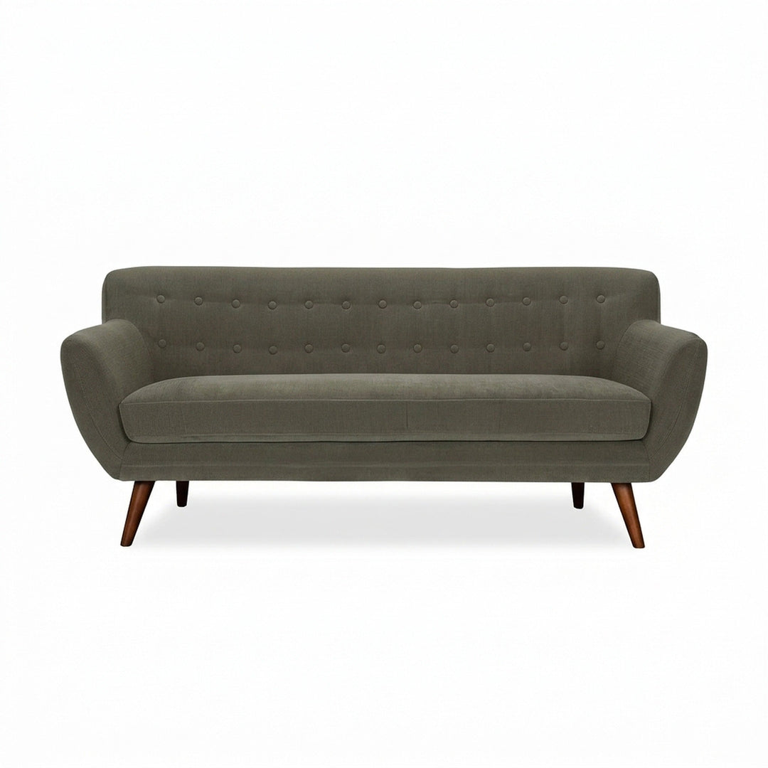 Stark Sofa - Moss Olive Green - Studio Front - What's New Furniture Portland Oregon