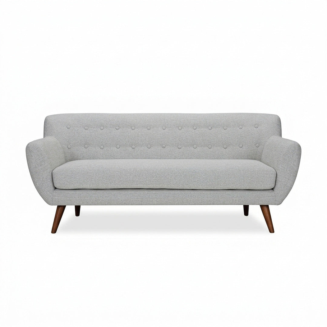 Stark Sofa - Agnes Latte - Studio Front - What's New Furniture Portland Oregon