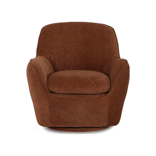 Tillamook Swivel Accent Chair - side angle - mid-century modern chairs - Whats New Furniture Portland OR