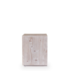 White - Washed Nightstand (set) detail view 3 - Whats New Furniture - Portland, Oregon