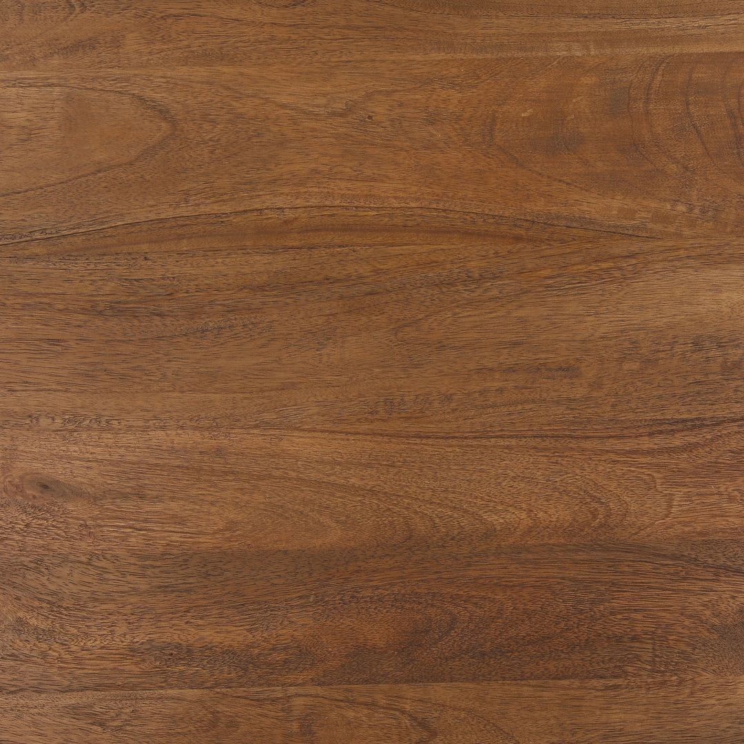 Wilber Coffee Table - Round in Brown - detail 1 studio view - Coffee Table by Dovetail - Whats New Furniture Portland OR