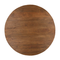 Wilber Coffee Table - Round in Brown - overhead studio view - Coffee Table by Dovetail - Whats New Furniture Portland OR