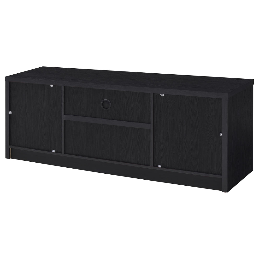 Winfield 60-inch 2-door TV Stand Media Console Black - What&