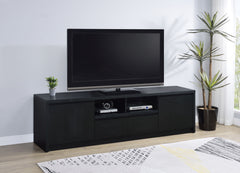 Winfield 78-inch 2-door TV Stand Media Console Black - What&