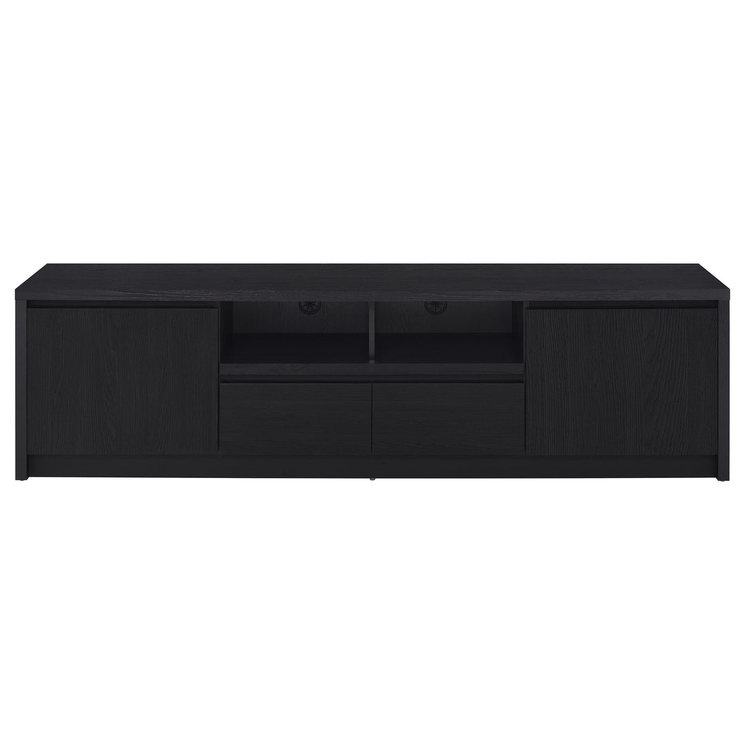 Winfield 78-inch 2-door TV Stand Media Console Black - What&