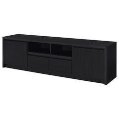 Winfield 78-inch 2-door TV Stand Media Console Black - What&