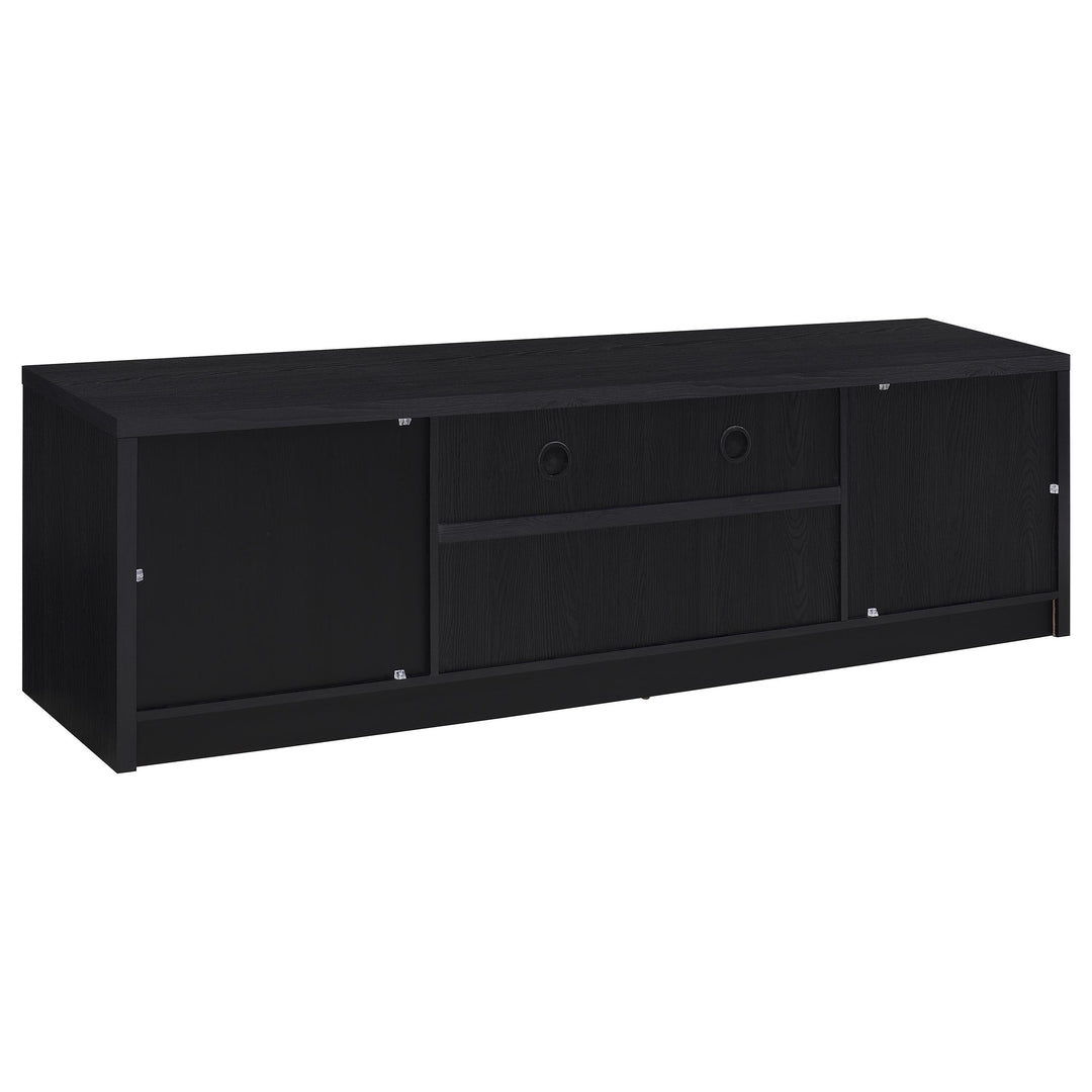 Winfield 78-inch 2-door TV Stand Media Console Black - What&