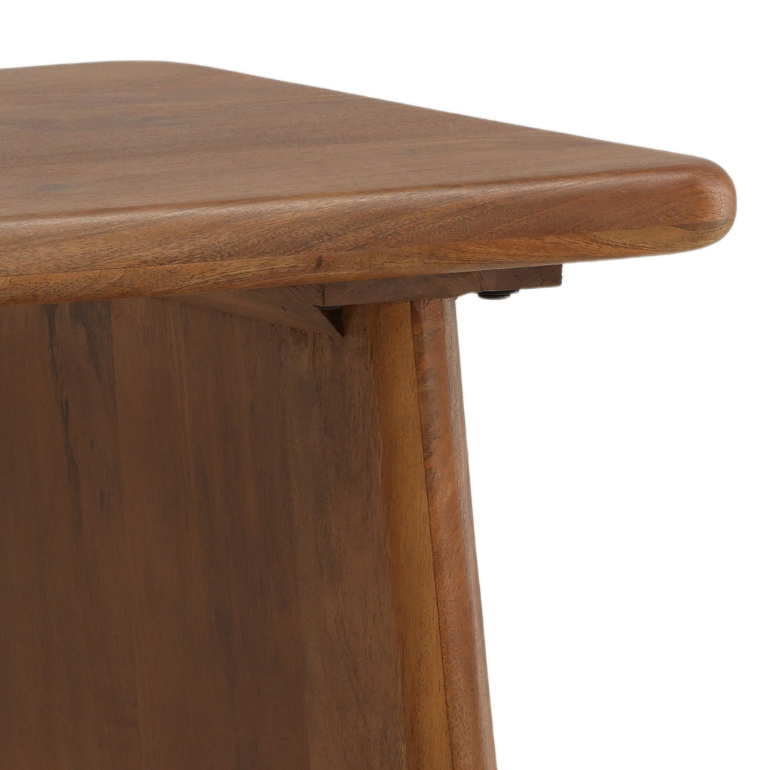 Winsor Desk - Mango Wood Brown in Brown - detail 2 studio view - Desk by Dovetail - Whats New Furniture Portland OR