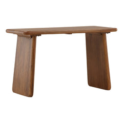 Winsor Desk - Mango Wood Brown in Brown - front three-quarter studio view - Desk by Dovetail - Whats New Furniture Portland OR