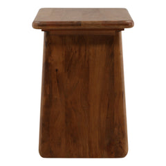 Winsor Desk - Mango Wood Brown in Brown - side profile studio view - Desk by Dovetail - Whats New Furniture Portland OR