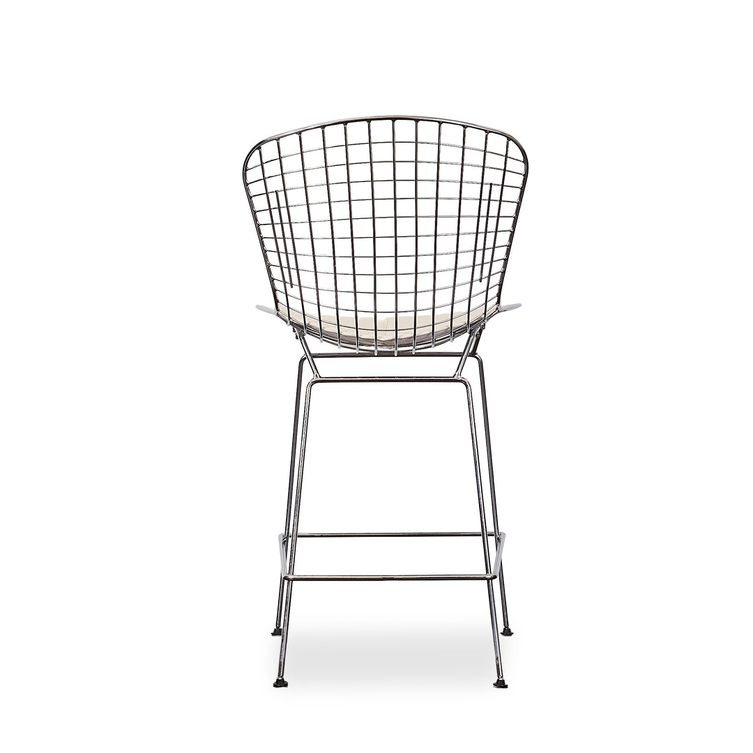 Wire Counter Stool Set (3) detail view 3 - Whats New Furniture - Portland, Oregon
