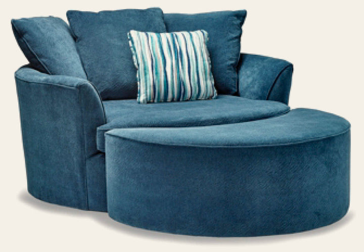 Nest Custom Chair & Ottoman - Whats New Furniture - Portland, Oregon
