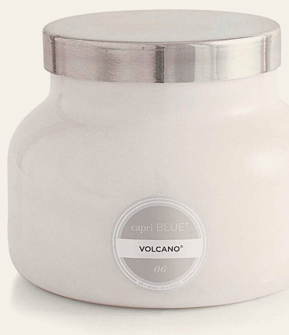 White Volcano Candle 19 oz. - Whats New Furniture - Portland, Oregon