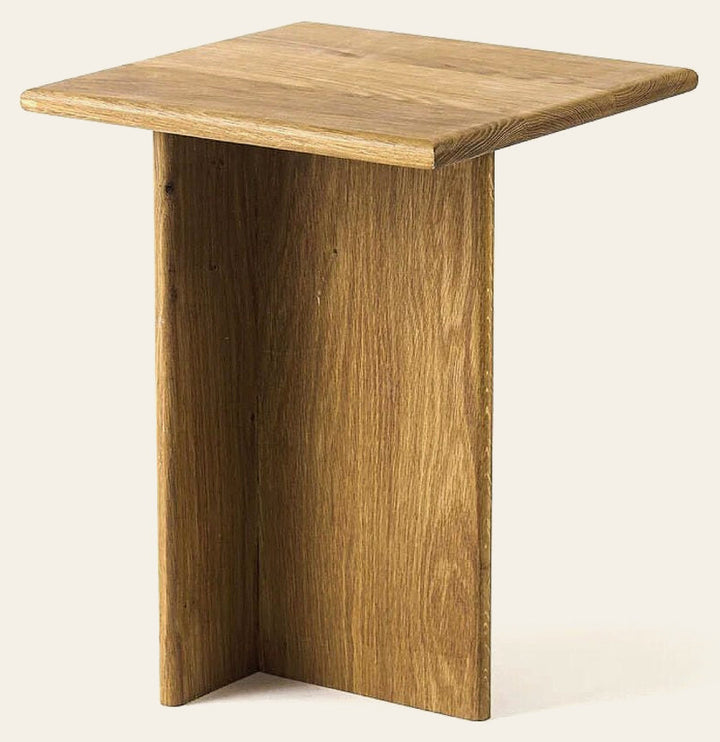 Texture White Oak Side Table - Whats New Furniture - Portland, Oregon