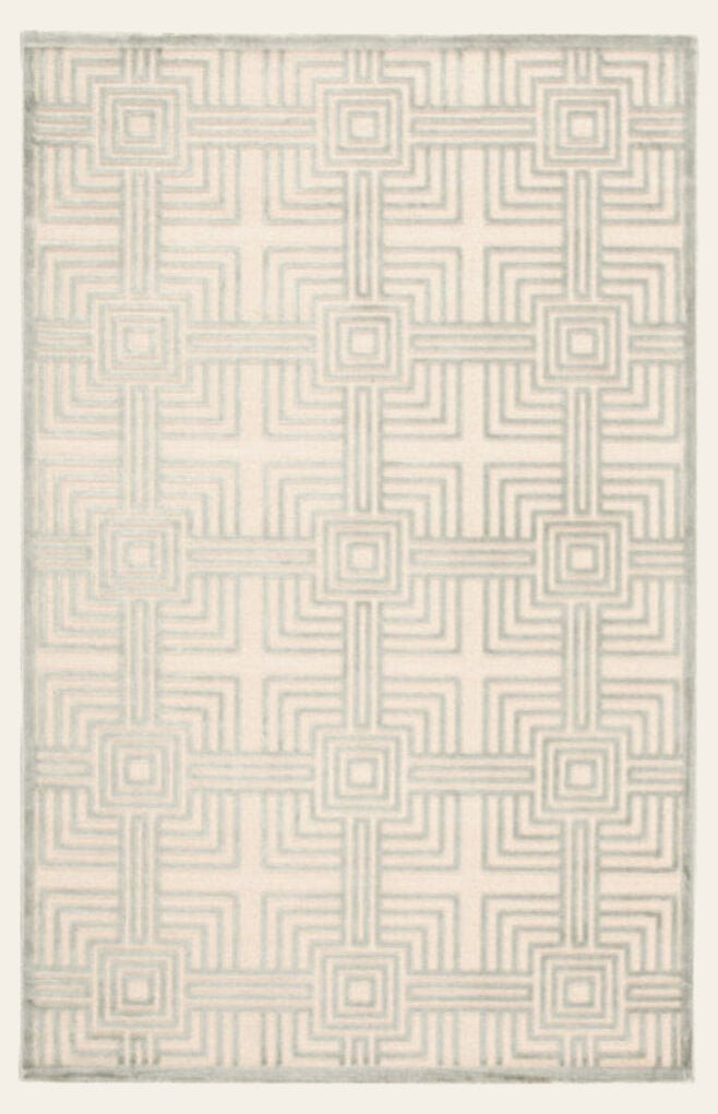 Fables Rug in Cream/Silver - What's New Furniture Portland Oregon