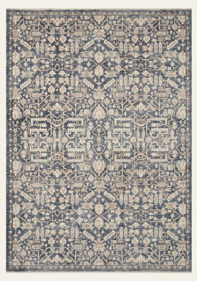Zuma Rug in Blue/Ivory - Whats New Furniture - Portland, Oregon