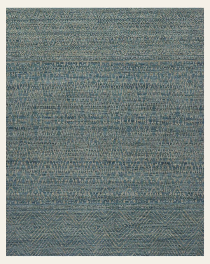 Tribu Rug in Blue/Grey - What's New Furniture Portland Oregon