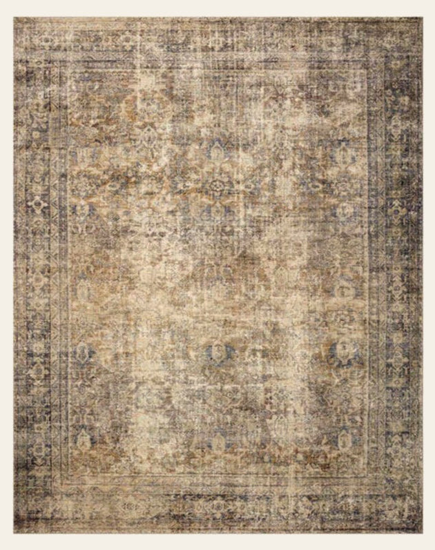 Morgan Rug in Sunset/Ink - What's New Furniture Portland Oregon