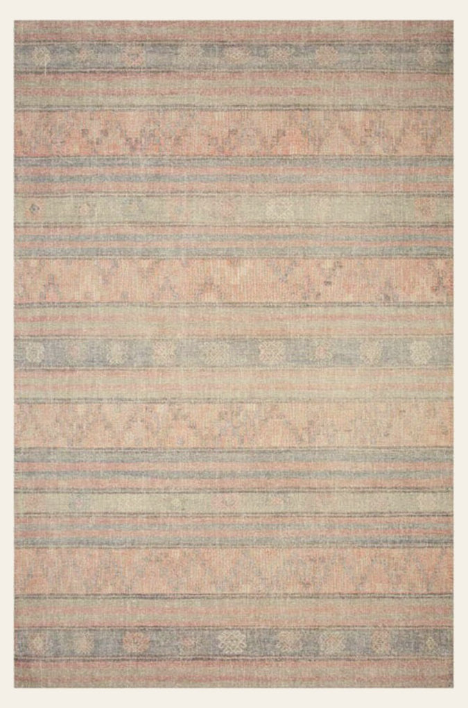 Rug in Persimmon/Sky - What's New Furniture Portland Oregon