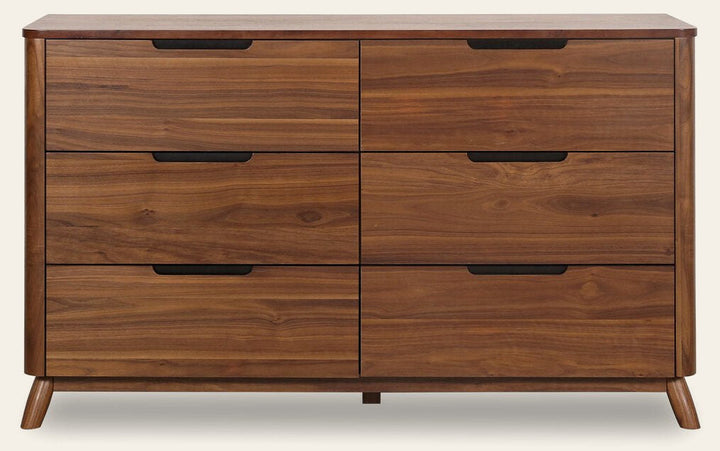 Tahoe 6 Drawer Dresser in Walnut - six-drawer dresser by Unique Furniture - Whats New Furniture Portland OR