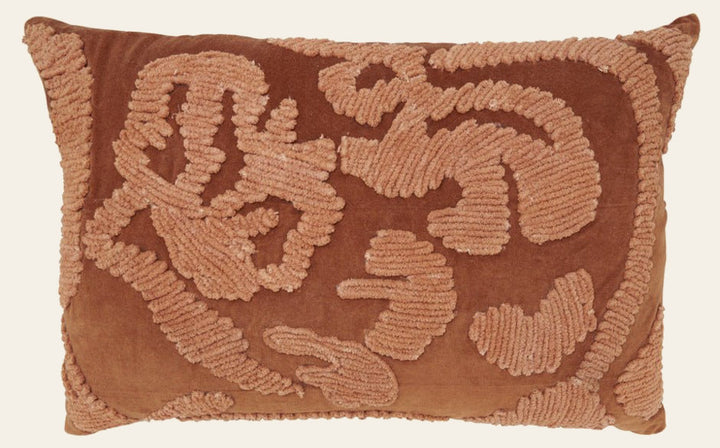 Embroidered Velvet Pillow - Whats New Furniture - Portland, Oregon